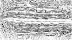Eighth of 'reflets — paint synthesiser classic — 4.0 collection sketch 1'.