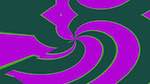 Second of 'reflets — msg — abstract spiral–like 1'.