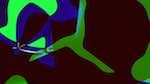 Third of 'reflets — msg — abstract spiral–like 1'.