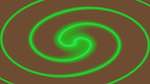 Eighth of 'reflets — msg — abstract spiral–like 1'.