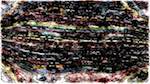 Seventh of 'reflets — paint action sequence — sketch renditions 1'.
