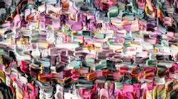 Sixth of 'reflets — paint synthesiser classic — 3.5 collection strokes 1'.