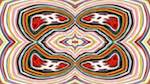 Sixth of 'reflets — paint action sequence — symmetry 1'.