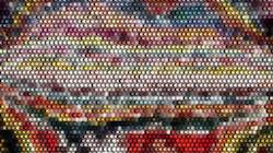 Seventh of 'reflets — paint synthesiser classic — speciality tiling 2'.