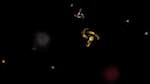 Second of 'reflets — paint action sequence — time particle examples'.