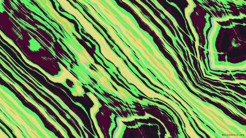 Image 'reflets — msg — variations 1 video feedback 2'.