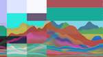 Fourth of 'reflets — msg — abstract 1 vert mountains 1'.