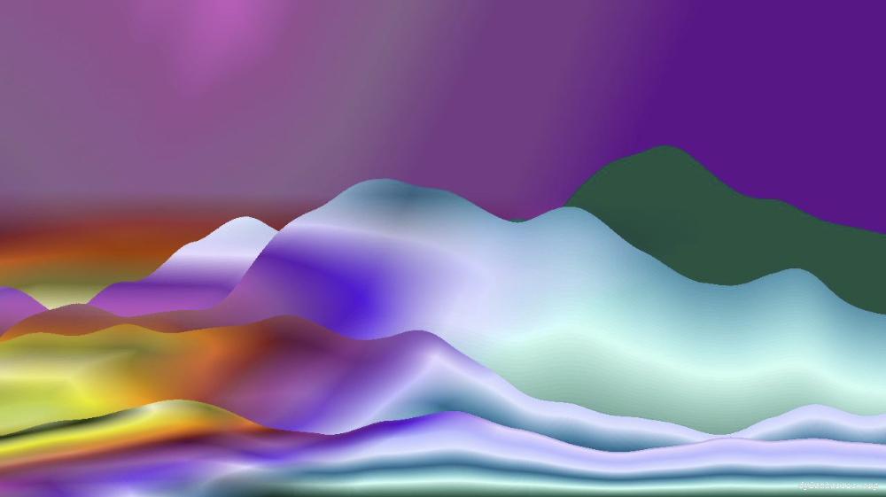 Image 'reflets — msg — abstract 1 vert mountains 2 1'.