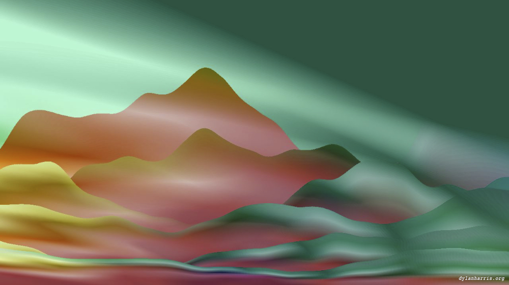 Image 'reflets — msg — abstract 1 vert mountains 2 2'.