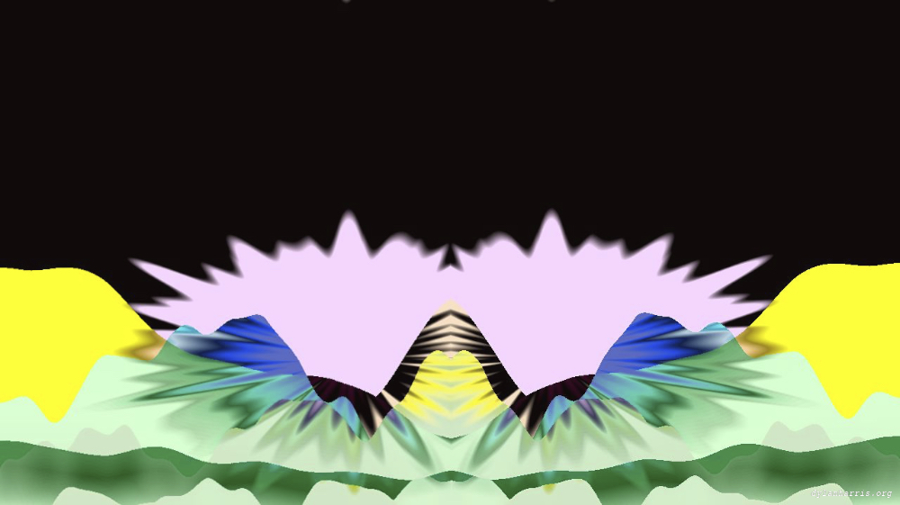 Image 'reflets — msg — abstract 1 vert mountains 3 4'.