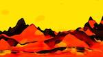 Third of 'reflets — msg — abstract 1 vert mountains 3'.