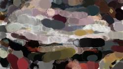 Seventh of 'reflets — paint synthesiser classic — 3.5 collection watercolour 1'.