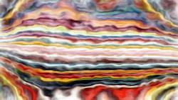 Seventh of 'reflets — paint synthesiser classic — 3.5 collection watercolour 4'.