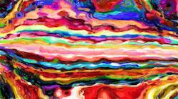 Third of 'reflets — paint synthesiser classic — paint styles wet strokes'.