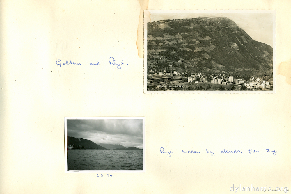 image: Goldau and Rigi.