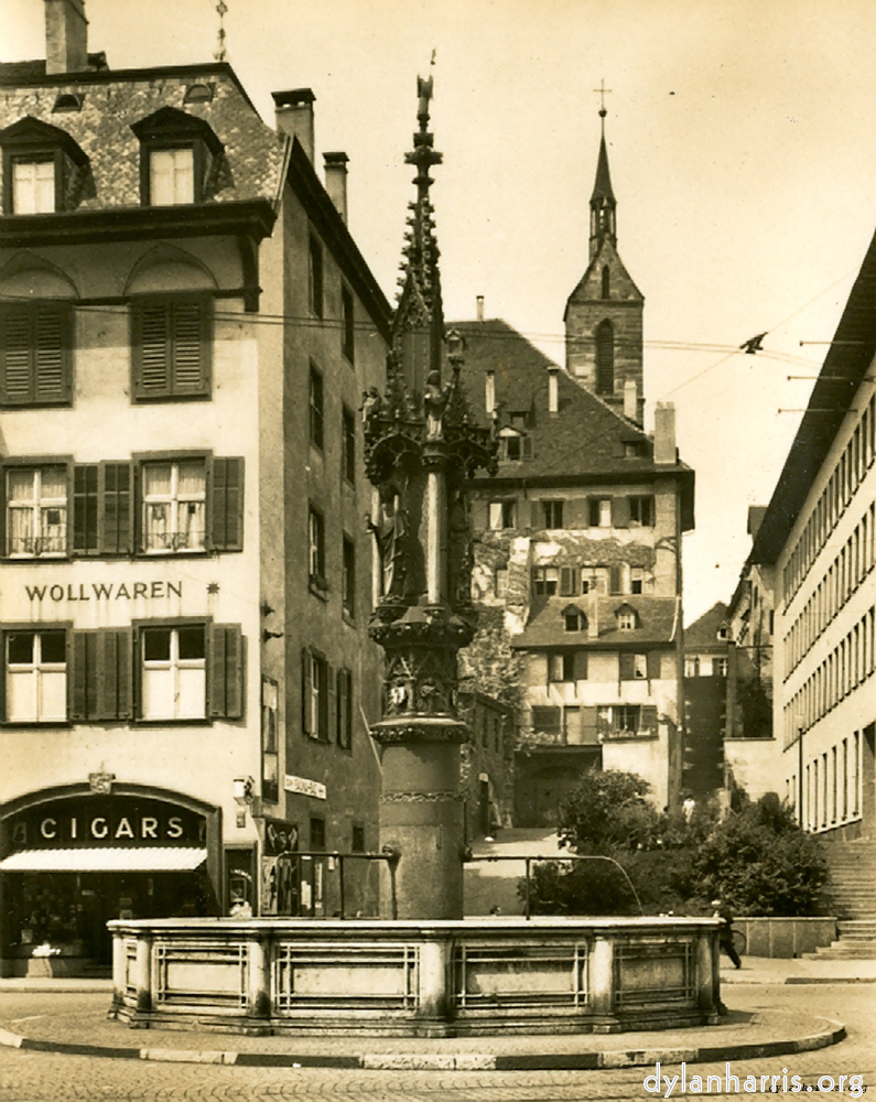 Image: The Fish Market Fountains and St. Peters Church.