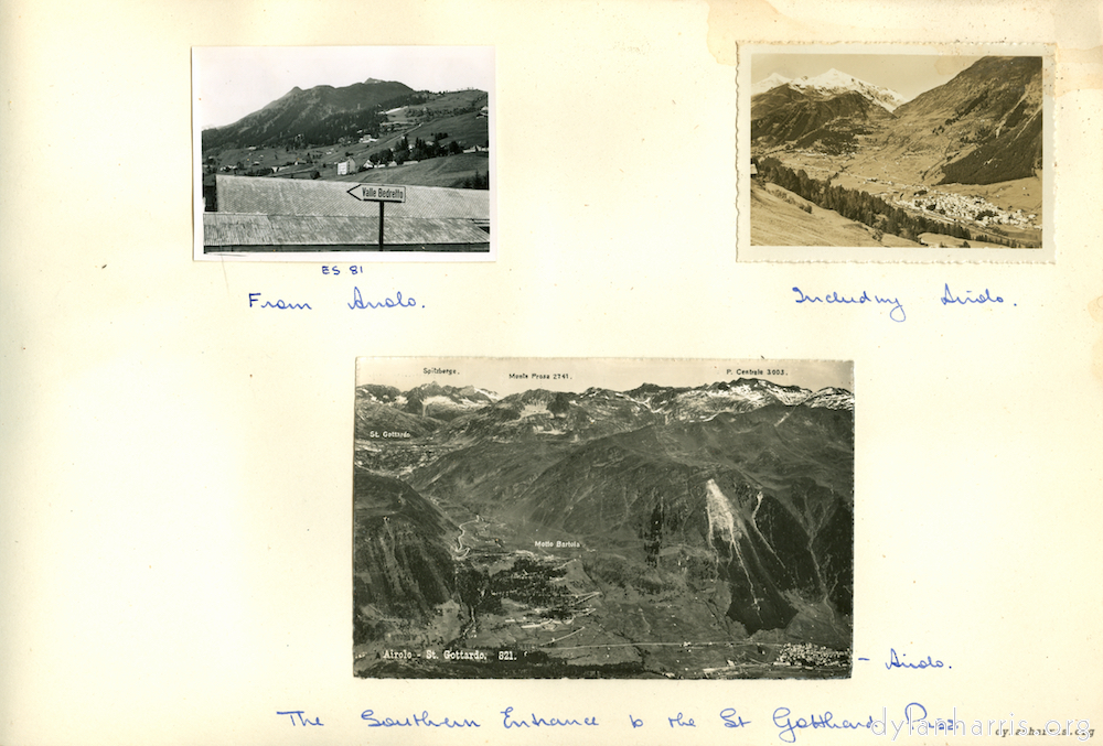 image: The Southern Entrance to the St. Gotthard Pass.