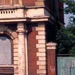 image: an old abandoned building