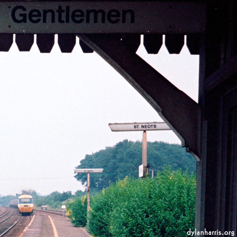 image: St.Neots station, with a 125.