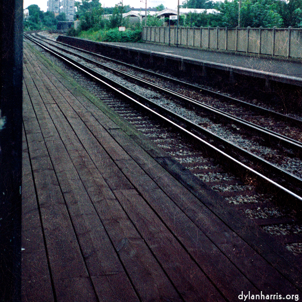 image: Clapham station, London, as was, from the mid 1980s.