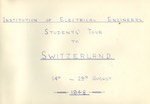 image: Image from the photoset ‘IEE tour switzerland august 1948’.