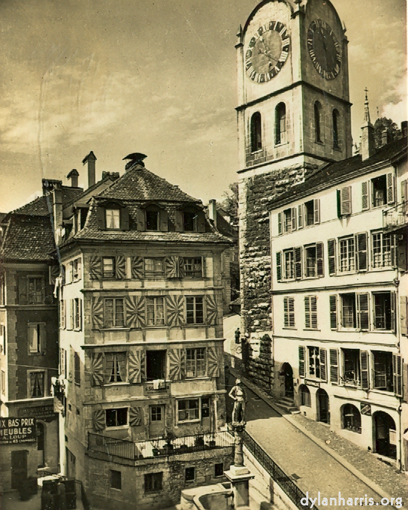 Image: Postcard [[ Diesse Tower. ]]