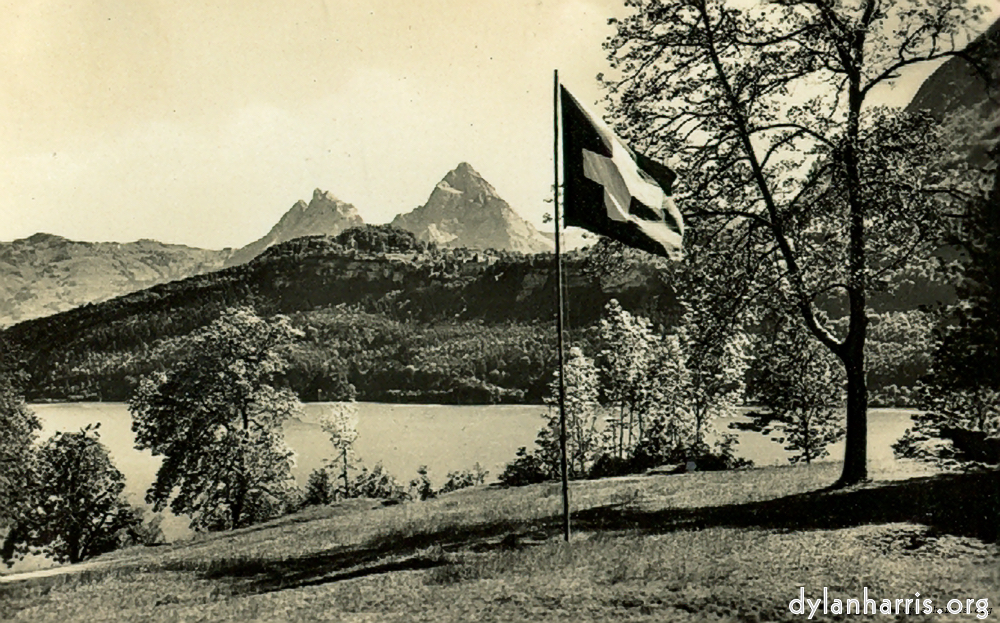 image: Postcard [[ The Meadow of Rütli and the two Mythen. ]]