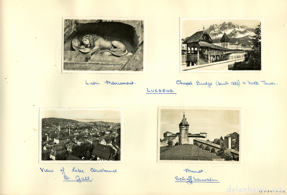 image: Lucerne, St. Gall and Schaffhausen.