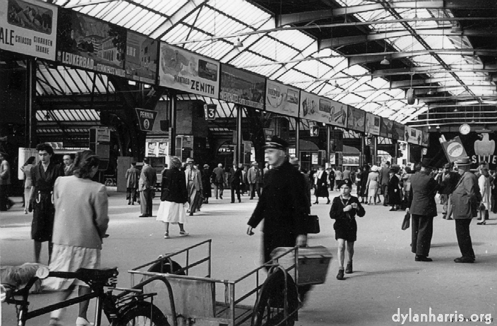 image: Inside the Station shewing the Platforms.