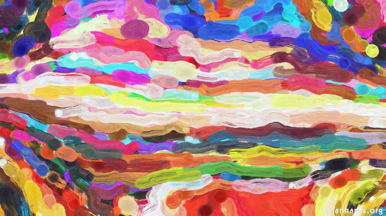 Image: wet media oil :: cdoilsimplebristlegrain